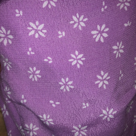 Spring Time Purple Flower Dress - Picture 2 of 5